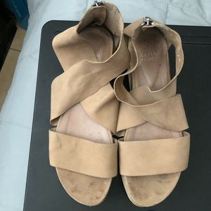 Eileen Fisher Platform Sandals Size 10